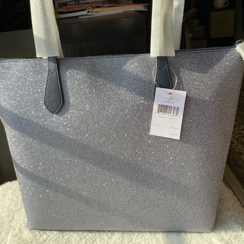 Kate spade glitter tote - Picture 4 of 6